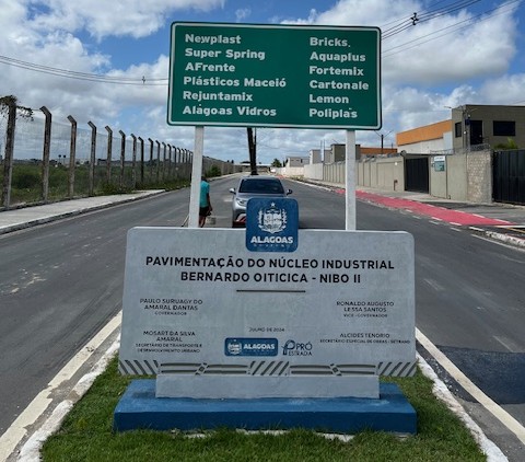 Instalações da Lemon Lavanderia Industrial no Núcleo Industrial Bernardo Oiticica II
